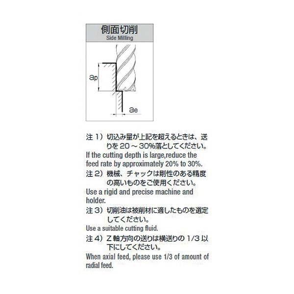 岡崎精工:超硬ソリッドエンドミル(4枚刃)4.8 SED4-048 転削 工具 :icn