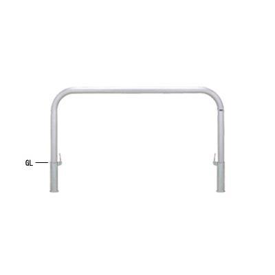 (法人限定)帝金:バリカー横型 φ60.5 脱着式フタ付 横桟無 S82P-15