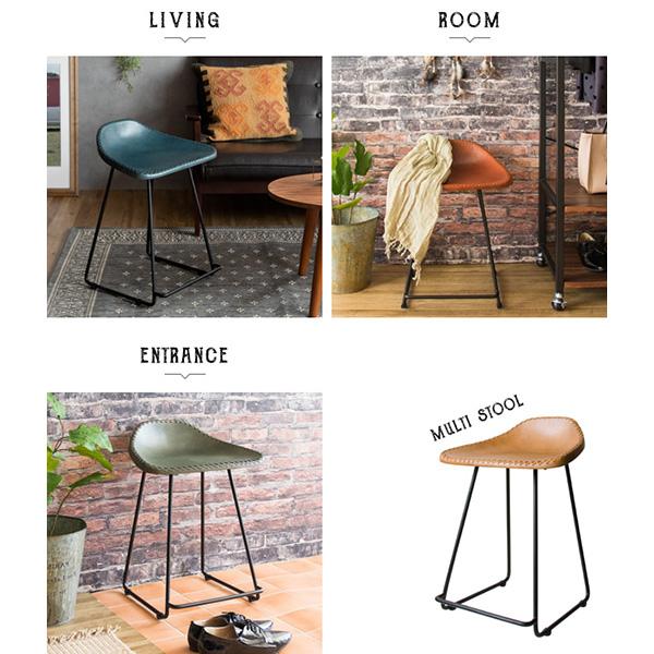 宮武製作所:スツール MASALA(マサラ) ビンテージブルー KNC-M460