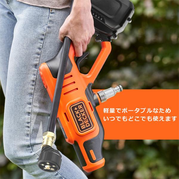 未定】BLACK&DECKER(ブラックアンドデッカー):18V 高圧 ハンディ