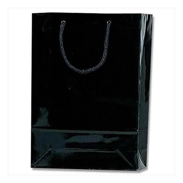 優れた品質 HEIKO(ヘイコー):紙袋 ブライトバッグ SWT 手提げ紙袋 黒 紙袋 ペーパーバッグ 006138200 ブライト 梱包、テープ 
