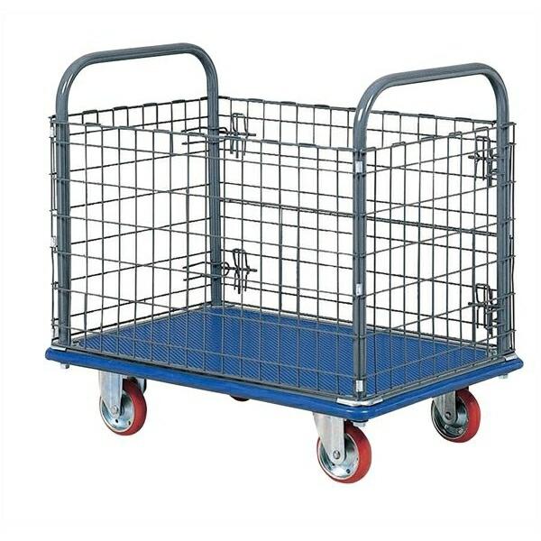 (法人限定)石川製作所:金網台車 307 台車 運搬 作業 アイケーキャリー 307 業務用 307 | アイケー プレス製運搬車（金網付タイプ） | 石川製作所