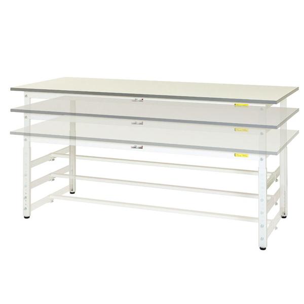 (法人限定)山金工業:ワークテーブル150シリーズ 高さ調整タイプH600~H900mm SUPA-660-WW