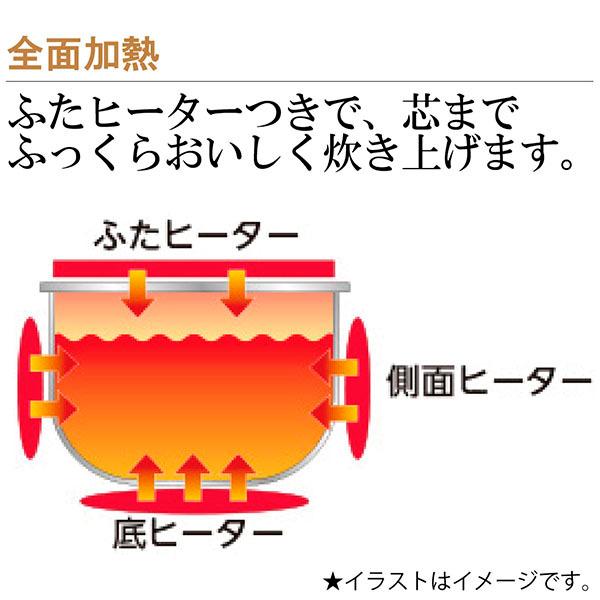 (あすつく) 象印マホービン:マイコン炊飯ジャー 3合 極め炊き ブラック NL-BD05-BA 炊飯器 NLBD05 おいしい 新生活|cocoterrace|03