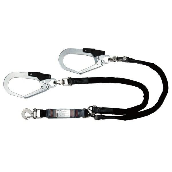 魅了 JEFCOM ジェフコム :フルハーネス用ランヤード DB-HL-160PGW 伸縮