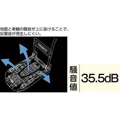 TRUSCO(トラスコ中山):樹脂台車カルティオ(スチールハンドルタイプ)折畳 780X490 青ブレーキなし MPK-720-B｜cocoterrace｜05