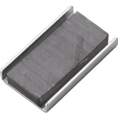 TRUSCO(トラスコ中山):キャップ付フェライト磁石 角形 79mmX38mmX13mm 5個入 TFC79K-5P オレンジブック