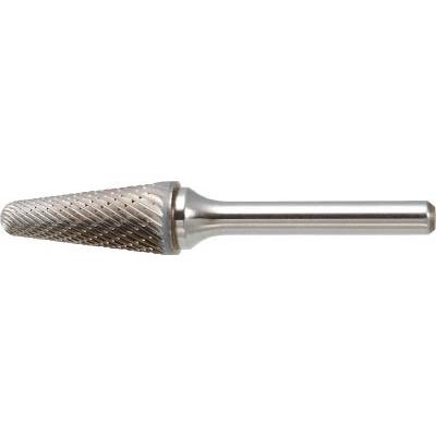 TRUSCO(トラスコ中山):超硬バー テーパー先丸型 Φ16X刃長30X軸6 シングルカット TB7C160S オレンジブック 4365291