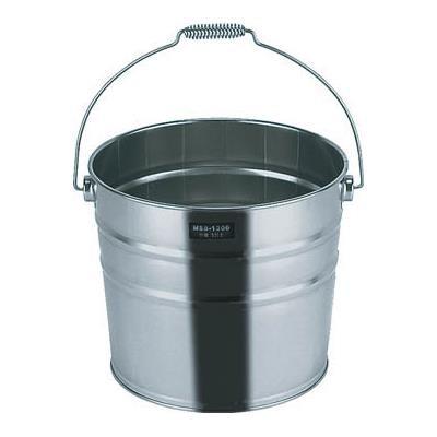 TRUSCO(トラスコ中山):ステンレスバケツ 13L 300ΦXH260 取手付 T-MNM-13A オレンジブック 4373936