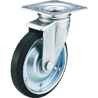 TRUSCO(トラスコ中山):プレス製運搬車用自在キャスター Φ130 TR-130J オレンジブック 4408608