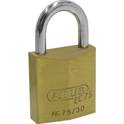 ABUS(アブス):真鍮南京錠 EC75-60 ディンプルシリンダー バラ番 EC75-60-KD オレンジブック 4451821
