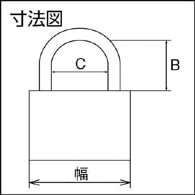 ABUS(アブス):真鍮南京錠 T84MB-35 同番 T84MB-35-KA オレンジブック 4451945｜cocoterrace｜03