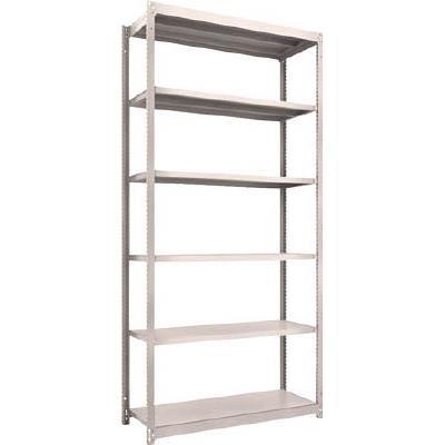 TRUSCO(トラスコ中山):M1.5型軽中量棚 1160X445X2400 6段単体 ネオグレー M1.5-8446