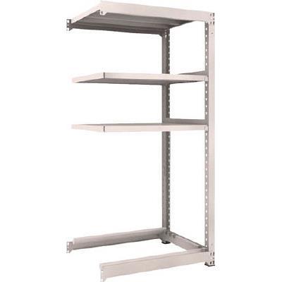 TRUSCO(トラスコ中山):M3型中量棚 900X721XH1800 棚板3段+タイヤ1段 連結 M3-6373Y1B