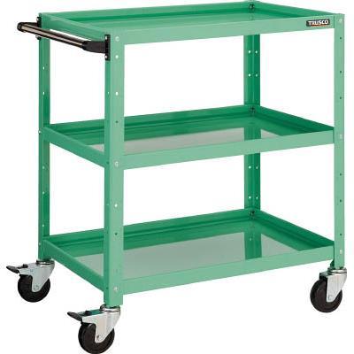 TRUSCO(トラスコ中山):バーディワゴン 600X400XH880 3段 ヤンググリーン BDW-963-YG オレンジブック 4750063