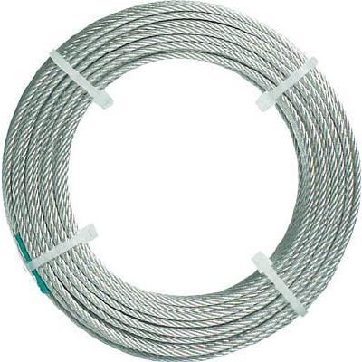 TRUSCO(トラスコ中山):ステンレスワイヤロープナイロン被覆 Φ2.0(2.5)mmX30 CWC-2S30 オレンジブック 4890914