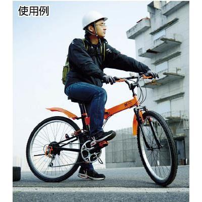 TRUSCO(トラスコ中山):災害時用ノーパンク自転車 ハザードランナー 26インチ THR5526【メーカー直送品】 オレンジブック｜cocoterrace｜02