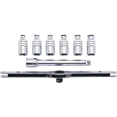 TRUSCO(トラスコ中山):3/8 9.5mm差込 タップホルダーセット 8個組 TTHS-8 オレンジブック 4895142