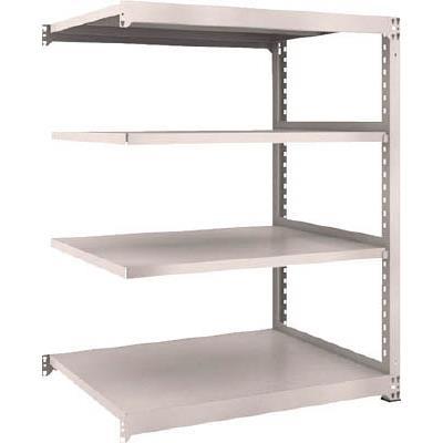 TRUSCO(トラスコ中山):M3型中量棚 1200X921XH1500 4段 連結 ネオグレー M3-5494B オレンジブック