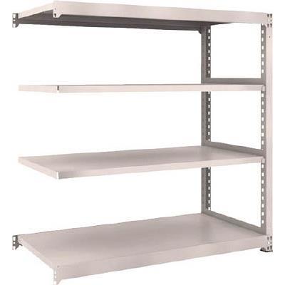 TRUSCO(トラスコ中山):M3型中量棚 1500X721XH1500 4段 連結 ネオグレー M3-5574B オレンジブック