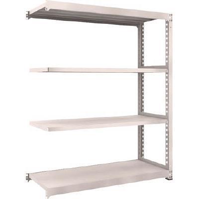 TRUSCO(トラスコ中山):M5型中量棚 1500X571XH1800 4段 連結 ネオグレー M5-6564B オレンジブック