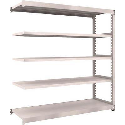 TRUSCO(トラスコ中山):ＴＲＵＳＣＯ　Ｍ５型中量棚　１８００Ｘ５７１ＸＨ１８００　５段　連結　ネオグレー M5-6665B