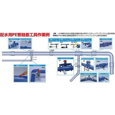 レッキス工業:ＲＥＸ　１００エルボ・チーズクランプ（ＰＷＡ）　313142　オレンジブック　7604980