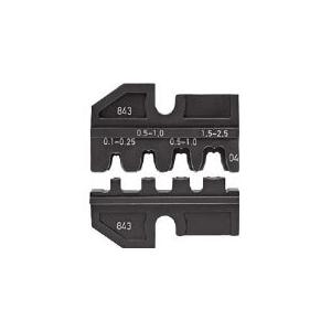 KNIPEX(クニペックス): 交換用ダイス（9733-01/9733-02用） 9739-08 圧着システムプライヤー (1個) オレンジブック