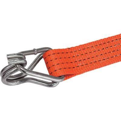 TRUSCO(トラスコ中山):ベルト荷締機 50mm幅 800kg フック&キーパータイプ GV50-800HK オレンジブック 7681437