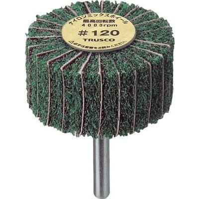 TRUSCO(トラスコ中山):ナイロンミックスホイール外径φ30×厚み25×軸6 #80 5個入 FM3025-80 オレンジブック 7705085