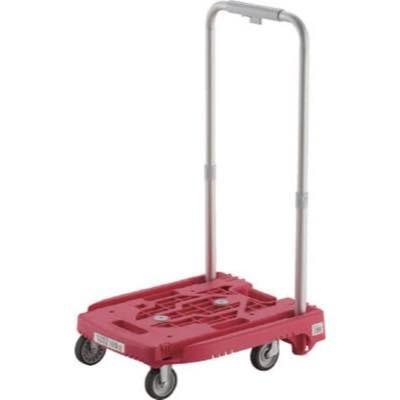 TRUSCO(トラスコ中山):樹脂台車カルティオミニ weego 省音G車輪ブラックストッパー付 WP-2G-BK-JS オレンジブック