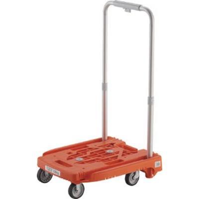 TRUSCO(トラスコ中山):樹脂台車カルティオミニ weego オレンジ WP-2G-OR オレンジブック 8187005