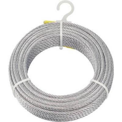 TRUSCO(トラスコ中山):メッキ付ワイヤロープ Φ2mmX200m CWM-2S200 オレンジブック 8188162