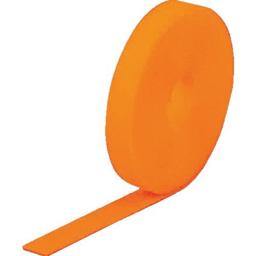 TRUSCO(トラスコ中山):マジックバンド［［R下］］結束テープ両面蛍光オレンジ20mm25m MKT-20250-LOR MKT20250LOR