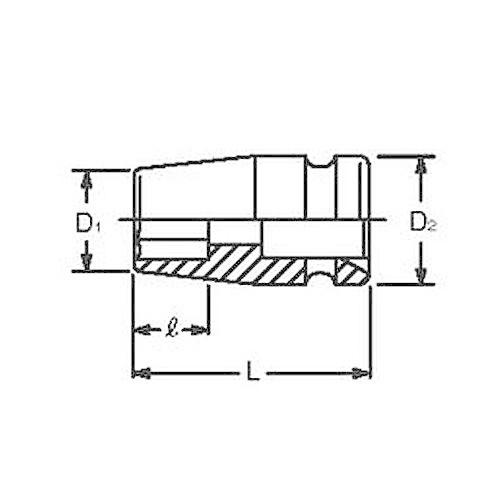 ko-ken(コーケン):1/2sq インパクトソケット 14400M-22 6角ソケット 1 2゛(12.7mm) 14400M-22｜cocoterracemore｜02