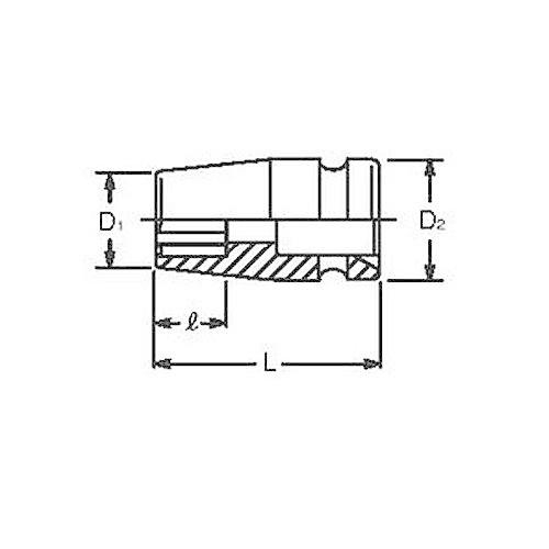 ko-ken(コーケン):5/8sq インパクトサーフェイスソケット 15410M-19 サーフエイスソケット 5 8゛(15.9mm)｜cocoterracemore｜02