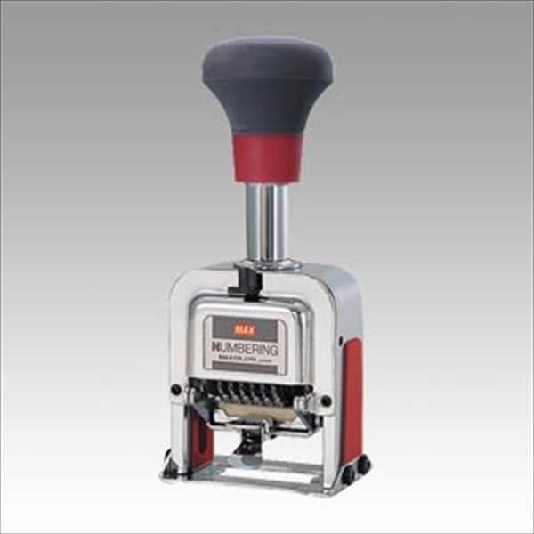 MAX(マックス):ナンバリング 様式:6桁9様式 様式内容:012345、6、12、20連続 字体:A NR-609 事務用品 文房具 筆記具