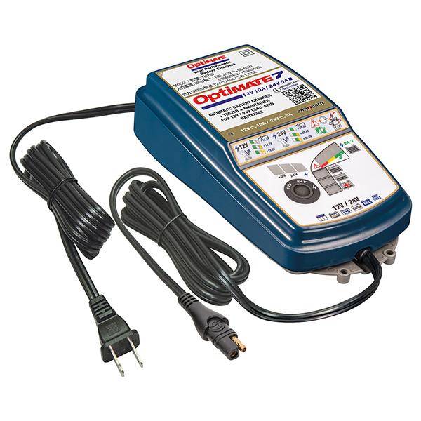 あすつく) TecMATE(テックメイト):バッテリー充電器 OptiMate 7 12-24V
