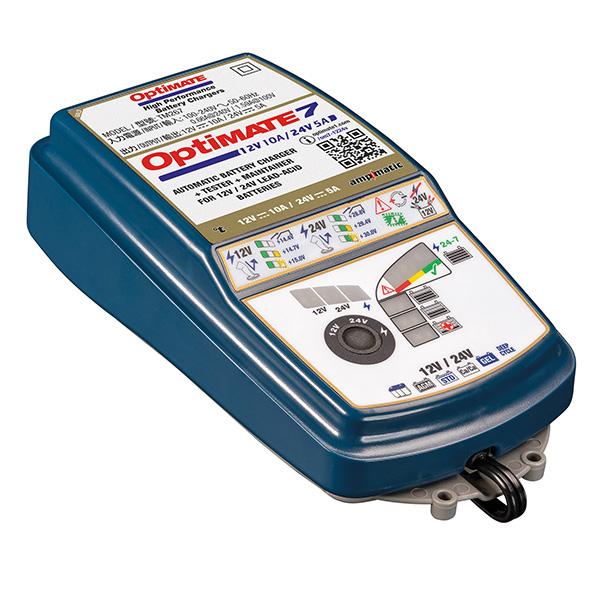 あすつく) TecMATE(テックメイト):バッテリー充電器 OptiMate 7 12-24V