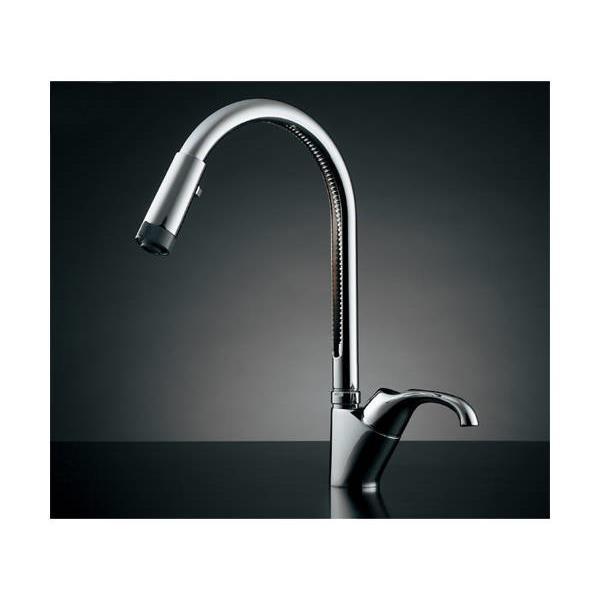 2021年激安カクダイ(KAKUDAI):シングルレバー混合栓(シャワ付) 117