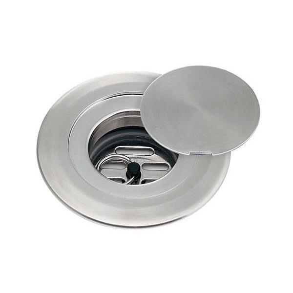 カクダイ(KAKUDAI):VP・VU兼用ハンディーツバヒロ掃除口(目皿付) 400-418-40 カクダイ KAKUDAI 水栓 水道 水回り