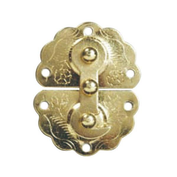 福井金属工芸:飾座付留金具 大 44×34 50個入 6354-G 額縁 壁 インテリア