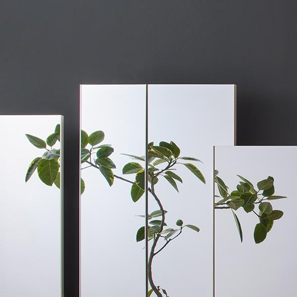 リフェクス(REFEX):ビッグ姿見ミラー 60×150cm (厚み2cm) シルバー細枠