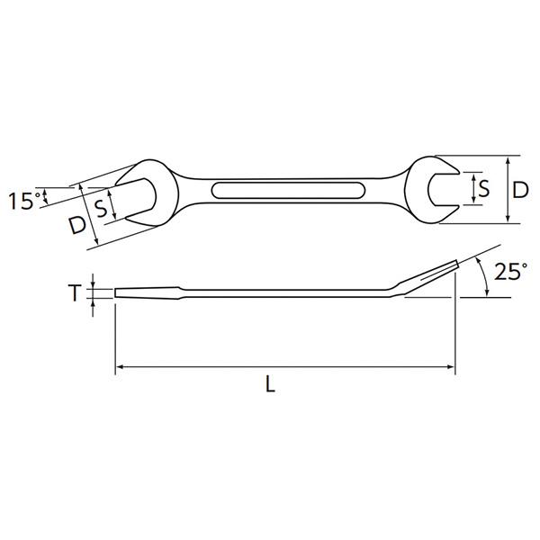 KTC(京都機械工具): プロフィットツール コンビネーションレンチ MS30-12 KTC 京都機械工具 スパナ 工具 レンチ 工具セット DIY｜cocoterracemore｜02