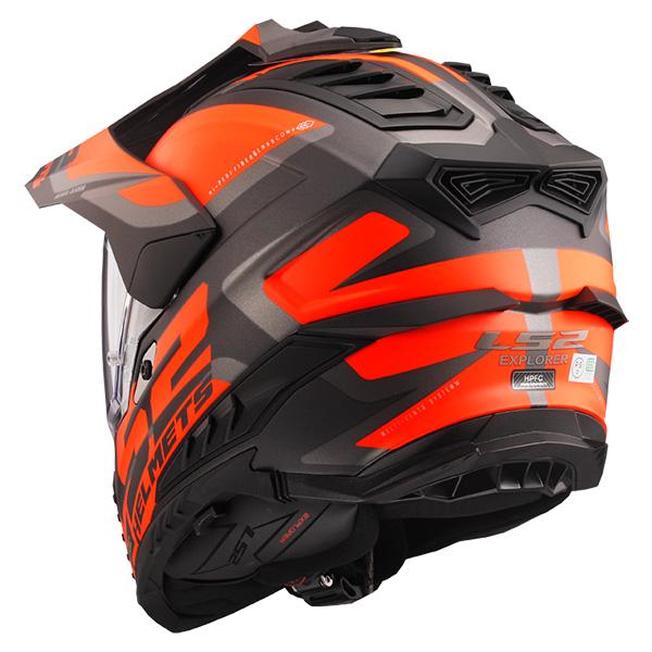 LS2 HELMETS:【国内正規品】EXPLORER F MATT BLACK ORANGE Mサイズ 407012152M｜cocoterracemore｜04