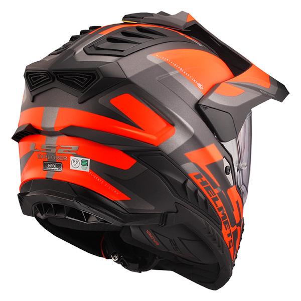 LS2 HELMETS:【国内正規品】EXPLORER F MATT BLACK ORANGE XXLサイズ 407012152XXL｜cocoterracemore｜02