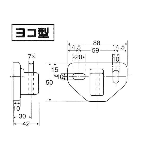 水上:スイング物干 450mm ヨコ型ベースタイプ ホワイト 4515161010639 物干金物 水上金属 スイング物干 タテ ヨコ｜cocoterracemore｜02