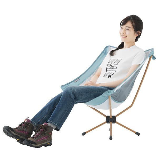 ロゴスLife バケットチェア（カラフルロゴス）ライトブルー・パープル２点セット LOGOS (アウトレットセール)(あすつく) ロゴス(LOGOS):LOGOS
