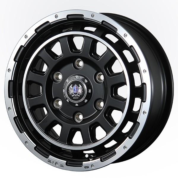 BLEST(ブレスト):バーンズテック DH-Stream 1560 139.7 6H +45 セミグロスブラック DＨ-Stream