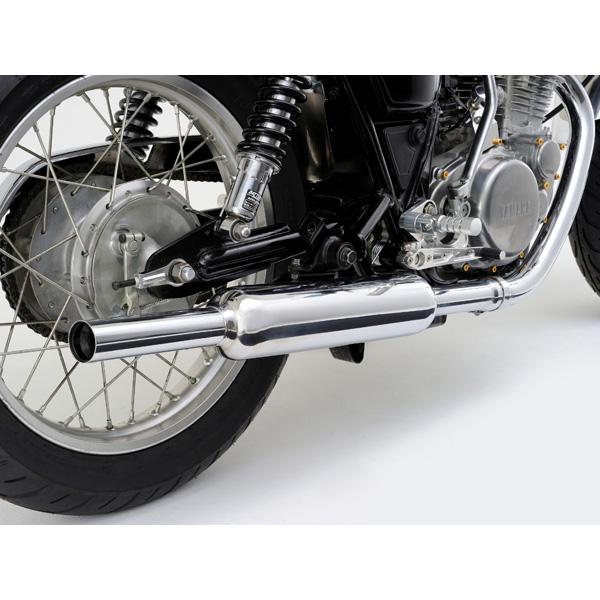 DAYTONA(デイトナ):スリップオンキャブトンタイプマフラー(クロームメッキ) SR400 92255の画像